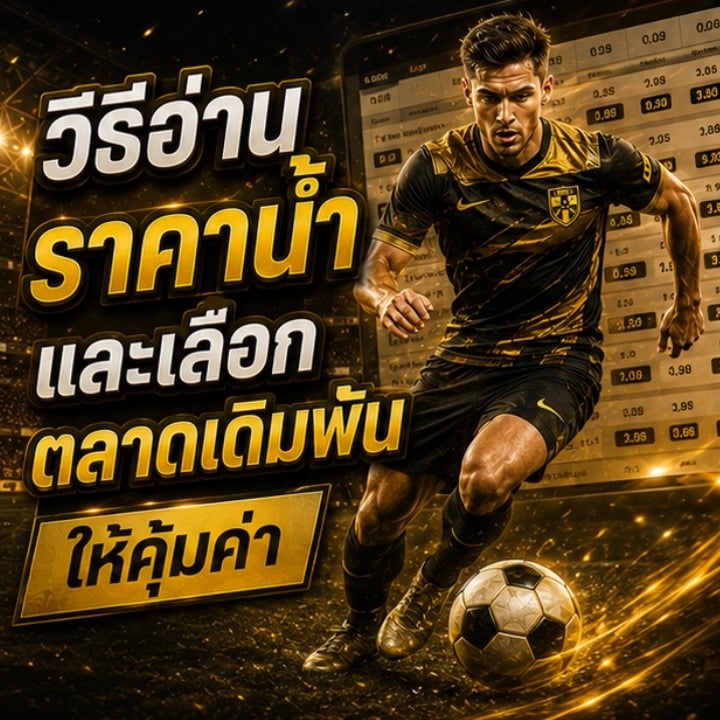 วิธีอ่านราคาน้ำและเลือกตลาดเดิมพัน